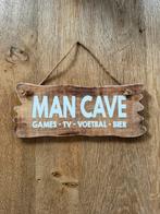 Tektbordje "man cave", Huis en Inrichting, Woonaccessoires | Tekstborden en Spreuken, Ophalen of Verzenden, Nieuw