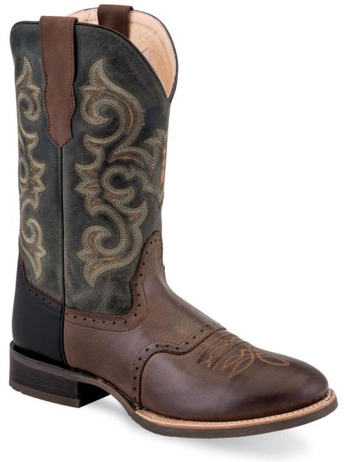 Heren cowboy laarzen western boots echt leder groen bruin, Kleding | Heren, Schoenen, Nieuw, Boots, Bruin, Ophalen of Verzenden