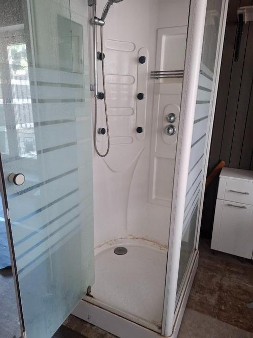 te KOOP: nooddouche, bouwdouche, tijdelijke douche cabine, Doe-het-zelf en Verbouw, Sanitair, Gebruikt, Douche, Glas, Ophalen