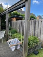 Donkergrijze outdoor tuin babyschommel, Kinderen en Baby's, Jongetje of Meisje, Wit, Overige typen, Ophalen of Verzenden