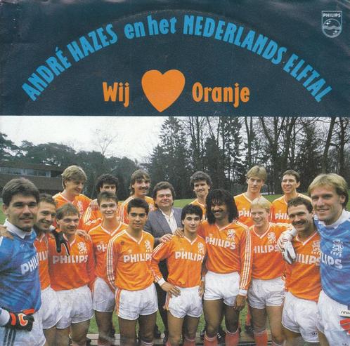 Wij houden van Oranje van André Hazes & Nederlands Elftal, Cd's en Dvd's, Vinyl | Nederlandstalig, Gebruikt, Pop, Overige formaten