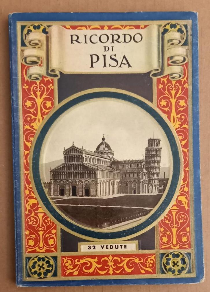 11586 Ricordo di Pisa 32 Vedute Leporello Italië, Antiek en Kunst, Antiek | Boeken en Bijbels, Ophalen of Verzenden