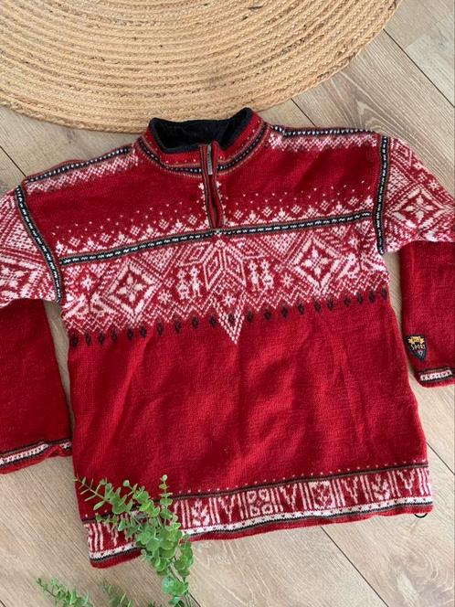 Dale of Norway wollen trui M wool jumper, Kleding | Dames, Truien en Vesten, Zo goed als nieuw, Maat 38/40 (M), Rood, Ophalen of Verzenden