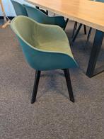 6 groene kuipstoelen, Huis en Inrichting, Stoelen, Ophalen of Verzenden, Gebruikt, Overige kleuren, Metaal