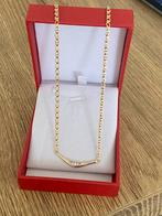 Mooie 14 karaat(585)gouden dames ketting, -, -, Nieuw, Ophalen of Verzenden