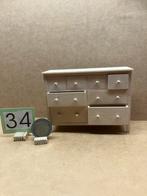 Miniatuur ikea laden kast 1:12, Verzamelen, Ophalen of Verzenden, Zo goed als nieuw, Poppenhuis