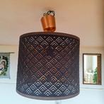 Sfeervolle hanglamp met uitgesneden patroon, Ophalen, Zo goed als nieuw, Zwart, Rond