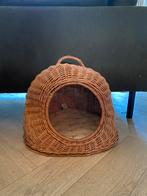 Rieten kattenmand, Dieren en Toebehoren, Kattenmanden, Ophalen, Zo goed als nieuw, Riet
