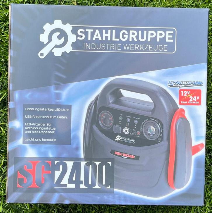 Startbooster Stahlgruppe SG2400 12/24V - Nieuw in de doos!, Auto diversen, Jumpstarters, Nieuw, Ophalen
