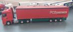 Mercedes actros 6x4 met huiftrailer wsi, Hobby en Vrije tijd, Modelauto's | 1:50, Ophalen of Verzenden, Zo goed als nieuw, Bus of Vrachtwagen