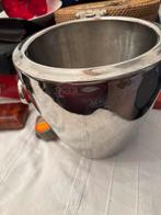 Chrome Wijnkoeler / Champagnekoeler - 23x24cm, Huis en Inrichting, Keuken | Keukenbenodigdheden, Ophalen of Verzenden, Zo goed als nieuw