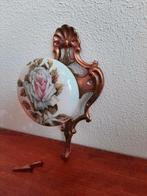 Vintage italiaanse haak- messing met porselein, Antiek en Kunst, Ophalen of Verzenden