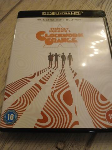 A Clockwork Orange 4k ultra hd + reguliere blu-ray beschikbaar voor biedingen
