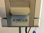 Volumetrische infuuspomp Argus 414 + druppelteller, paalklem, Diversen, Braces, Ophalen of Verzenden, Gebruikt