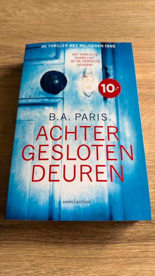 B.A. Paris - Achter gesloten deuren, Boeken, Thrillers, Zo goed als nieuw, Nederland, Ophalen of Verzenden