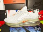 Nike Air Max 720 'Platinum/Crimson' EU42 2019, Colosseum 1, 1213 NL Hilversum, Nederland, Wit, Nike, Ophalen of Verzenden
