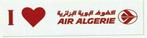 Air Algerie sticker - 22,5cm x 5,5cm, Nieuw, Overige typen, Ophalen of Verzenden