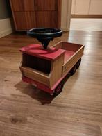 Vintage houten loop auto speel auto, Kinderen en Baby's, Speelgoed | Houten speelgoed, Ophalen of Verzenden, Gebruikt