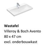 Wastafel Villeroy & Boch Avento, Ophalen, 50 tot 100 cm, Zo goed als nieuw, Minder dan 100 cm