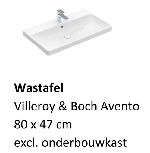 Wastafel Villeroy & Boch Avento, Huis en Inrichting, Badkamer | Badkamermeubels, Zo goed als nieuw, Wasbak of Wastafel, Minder dan 100 cm