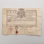 Heilig kruis relikwie met document, Ophalen of Verzenden