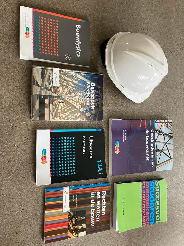 HBO HZ bouwkunde boeken pakket studieboeken, Diversen, Schoolbenodigdheden, Zo goed als nieuw, Ophalen of Verzenden