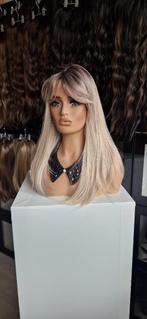 HaarTopper: #2 - Uitgroei / Blond - Stijl - 50/55cm, Sieraden, Tassen en Uiterlijk, Uiterlijk | Haarverzorging, Ophalen of Verzenden