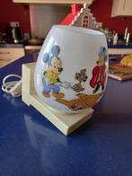 Vintage herda, Disney wandlampje, mickey mouse, Vo, Gebruikt, Beeldje of Figuurtje, Vo