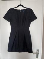FRENCH CONNECTION zwarte croco print kerst jurk dress mt 36, French Connection, Zwart, Ophalen of Verzenden, Zo goed als nieuw