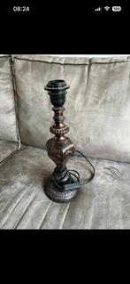 Bruin metalen lampenvoet, Huis en Inrichting, Lampen | Tafellampen, Ophalen of Verzenden, Zo goed als nieuw, Minder dan 50 cm