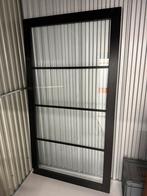 Taatsdeur hout steel look met taats schanier 121x229 cm, Doe-het-zelf en Verbouw, Deuren en Horren, 215 cm of meer, Binnendeur