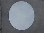 GRATIS ronde glasplaat tafeltje 50 cm doorsnee., Minder dan 55 cm, Rond, Ophalen, 45 tot 60 cm