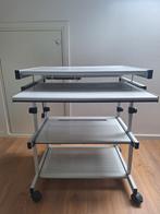 Verstelbaar Computerbureau met Uitschuifbare Planken, Ophalen, Gebruikt, 70 tot 120 cm, Modern
