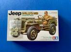 tamiya 35219 U.S. Jeep Willys MB 1/35 incl resin wheels, 1:32 tot 1:50, Nieuw, Tamiya, Auto