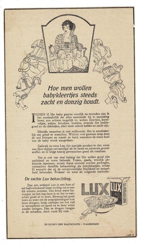 2x Hoe men wollen babykleertjes steeds zacht en donzig houdt, Verzamelen, Merken en Reclamevoorwerpen, Zo goed als nieuw, Overige typen