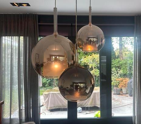Penta Glo Hanglamp (Set van 3) - Noort Interieur - Exclusief, Huis en Inrichting, Lampen | Hanglampen, Zo goed als nieuw, 50 tot 75 cm