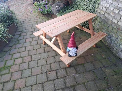 picknicktafel voor kindere DOUGLAS HOUT, Tuin en Terras, Picknicktafels, Nieuw, Rechthoekig, Hout, Kinderpicknicktafel, Ophalen of Verzenden