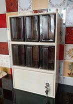 Vintage hard kunststof keukenkastje met voorraadbakken, Ophalen, Gebruikt