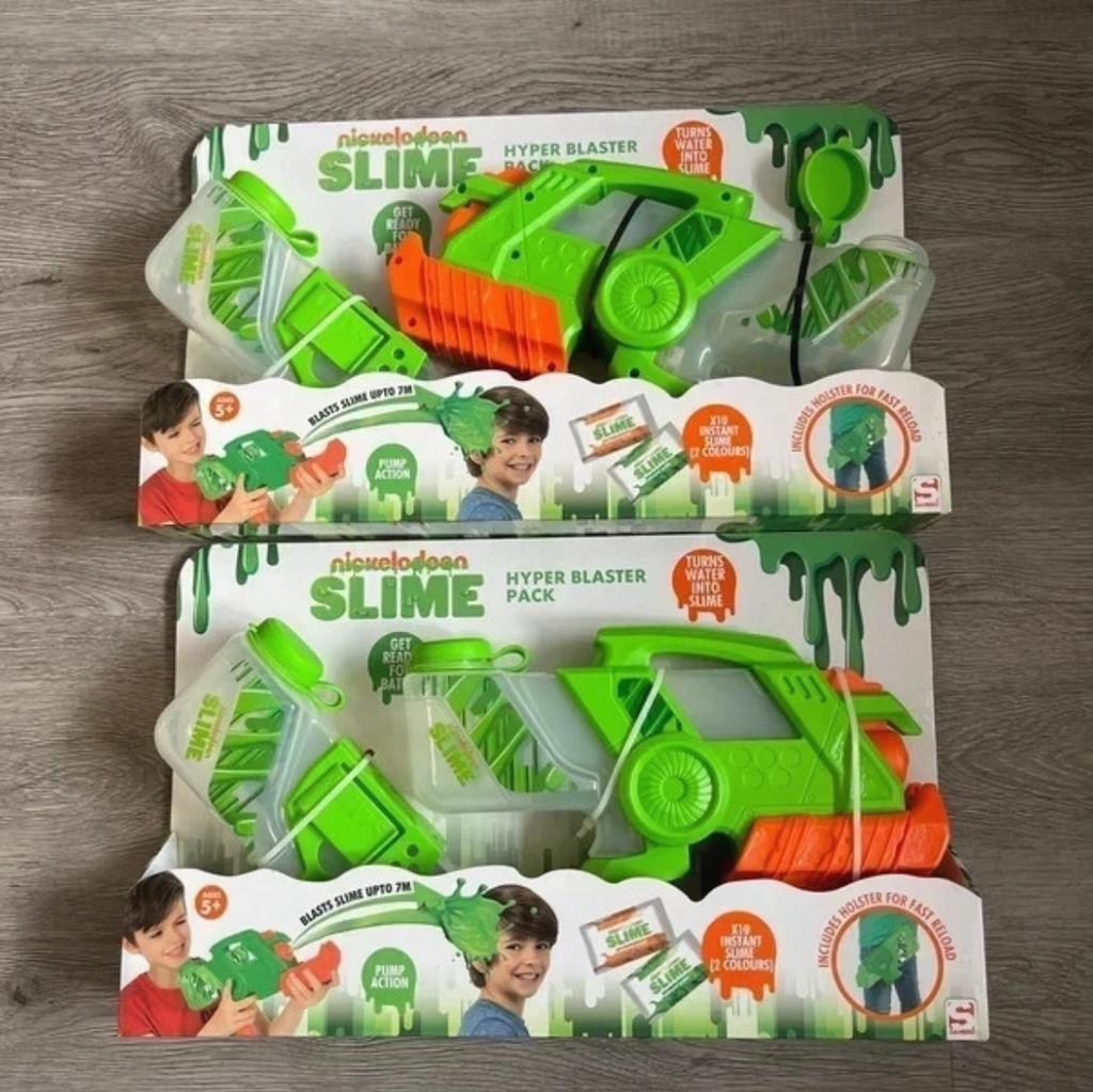 2x slijmpistool nickelodeon, Ophalen of Verzenden, Nieuw