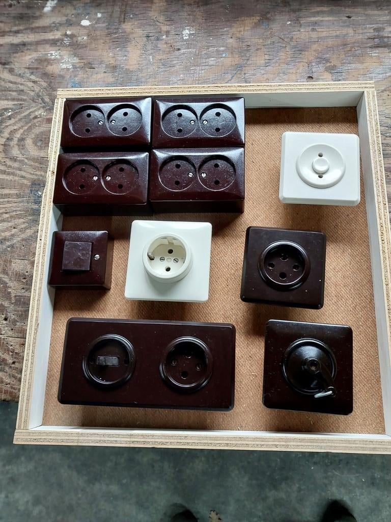 Schakelmateriaal diverse, Antiek en Kunst, Ophalen of Verzenden