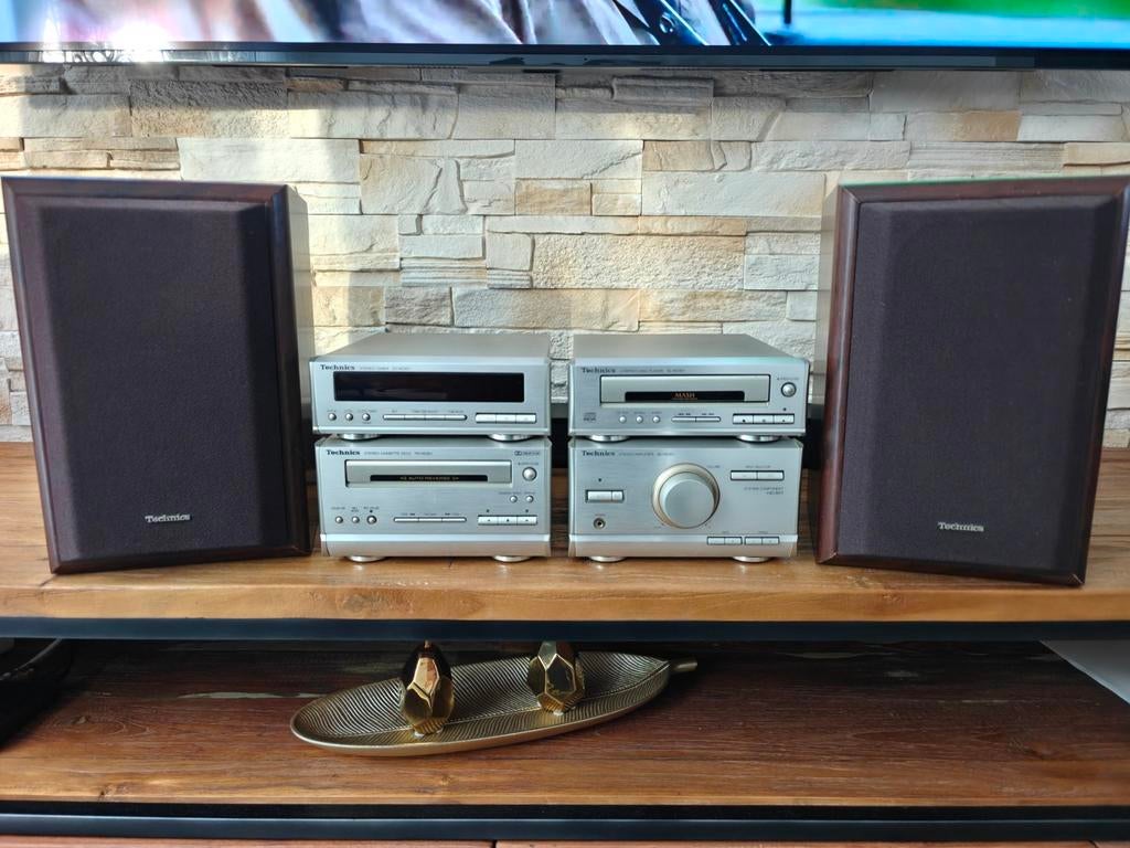 Technics HD301 Mini Hifi Set – Mooie staat, Ophalen of Verzenden, Cassettedeck, Overige merken