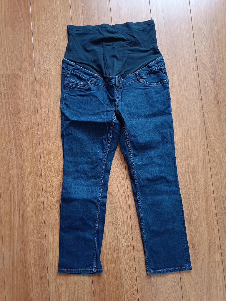 Zwangerschap spijkerbroek C&A maat 44, Kleding | Dames, Positiekleding, Ophalen, Blauw, Maat 42/44 (L), Broek of Spijkerbroek