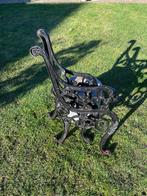 Gietijzeren Tuinbank Poten Set 2, Ophalen, Zo goed als nieuw, Metaal