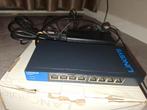 Linksys LGS108P 8-poorts Gigabit PoE Switch, Computers en Software, Netwerk switches, Ophalen of Verzenden, Zo goed als nieuw