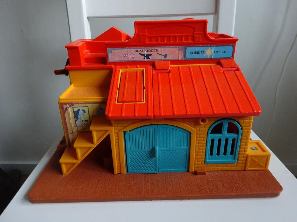Fisher Price western town, Ophalen of Verzenden, Gebruikt, Speelset