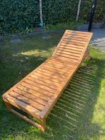 Houten ligbed Ikea met verstelbare rugleuning, Tuin en Terras, Ophalen, Gebruikt, Hout, Verstelbaar