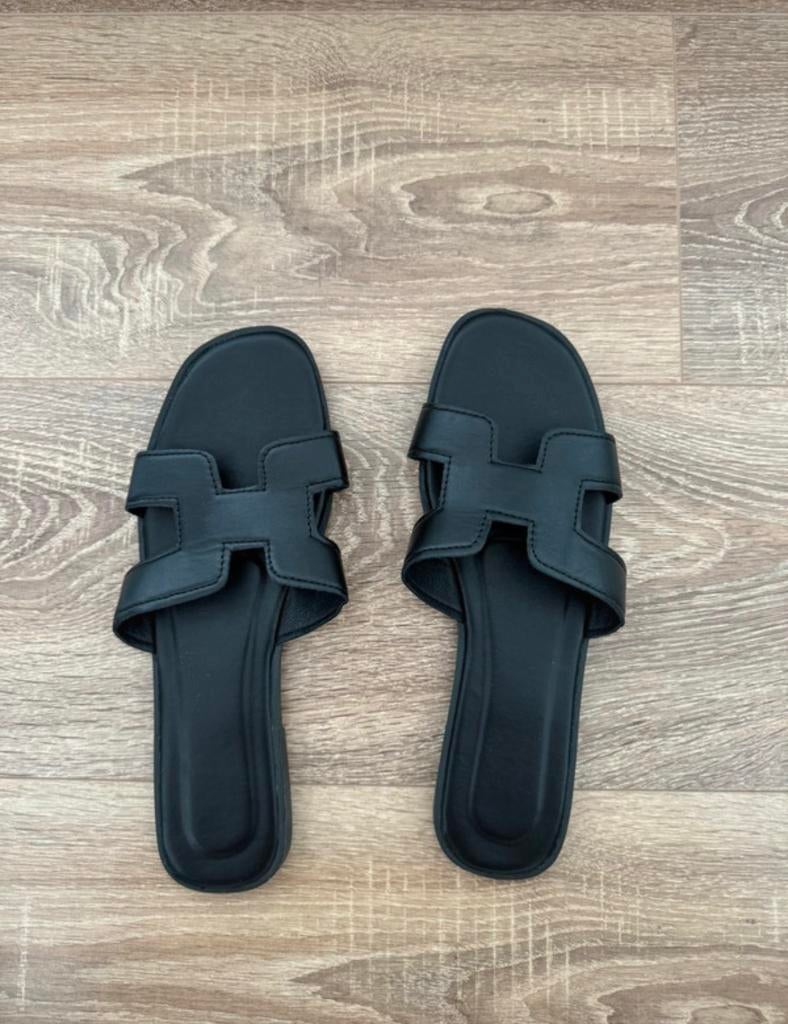 Slippers ddames, Slippers, Zwart, Nieuw, Ophalen of Verzenden