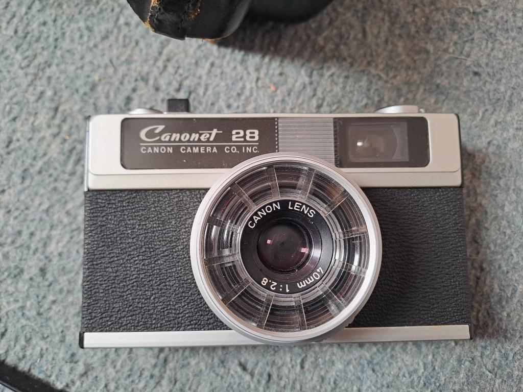 Antieke camera fototoestel Canon Canonet 28, Audio, Tv en Foto, Fotocamera's Analoog, Ophalen of Verzenden, Nieuw, Compact, Canon