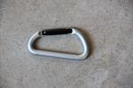 Carabiner zilverkleur, 8 cm. Nieuw., Ophalen of Verzenden, Nieuw