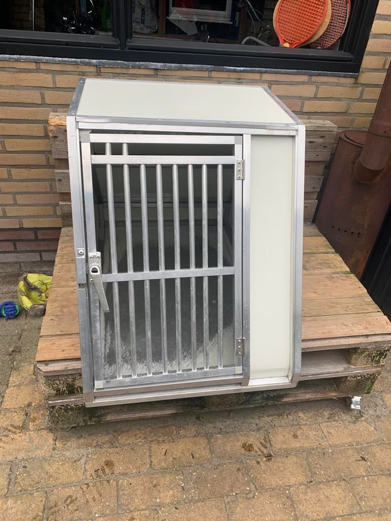 Autokennel/transport box, Dieren en Toebehoren, Ophalen, Zo goed als nieuw